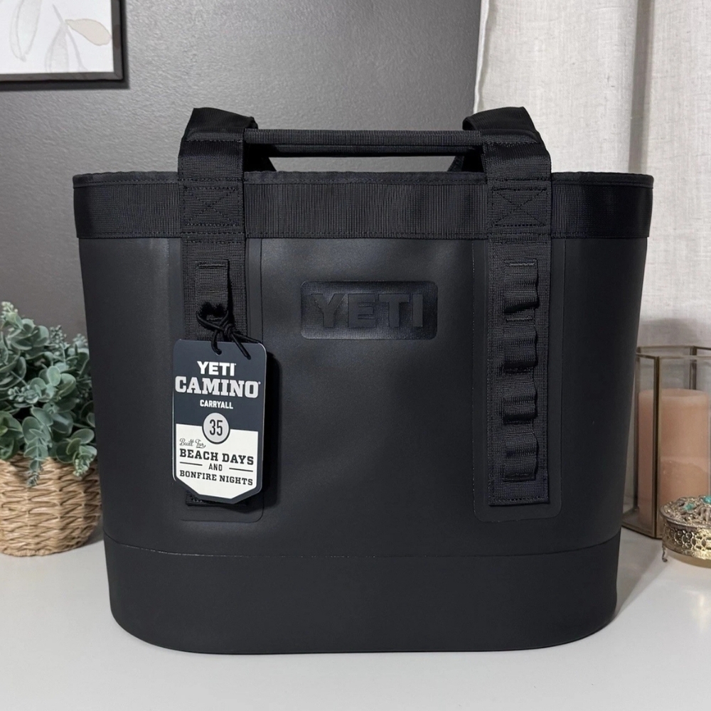 Yeti Camino 35 Carryall Black Tote Cooler Bag - Picture 1 of 2